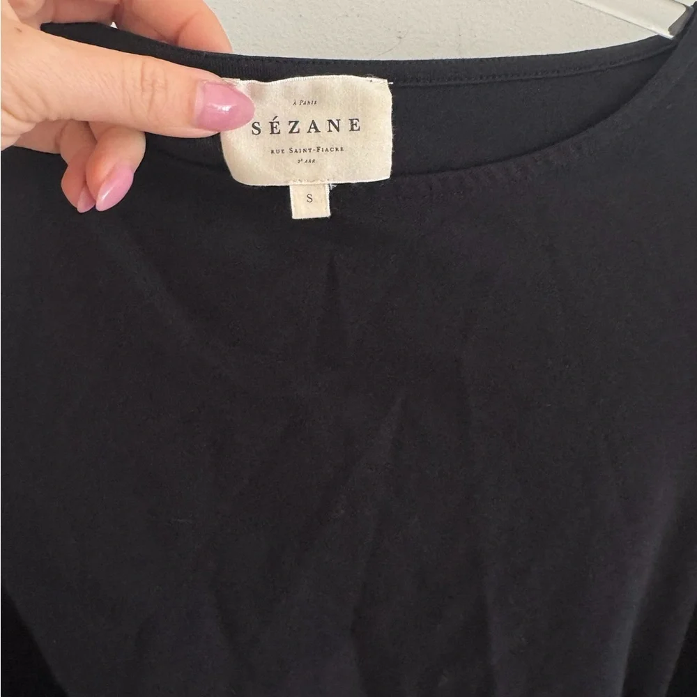 Sezane Pippa dress in black - Picture 5 of 7